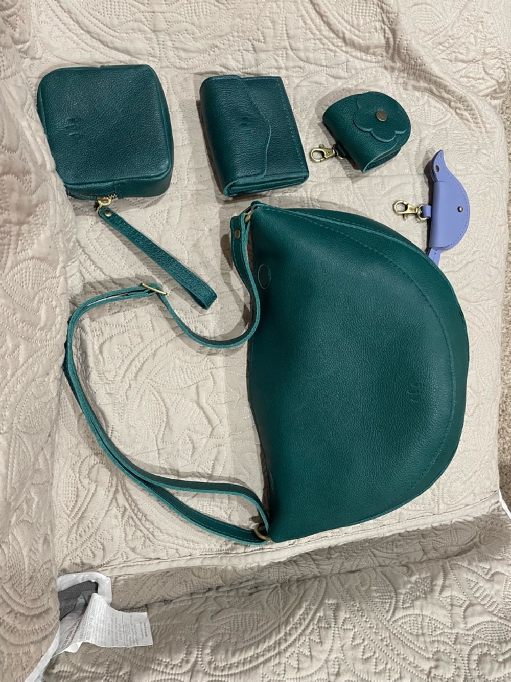 Koala  in Seaglass Shoulder Bag with Coordinating Accessories
